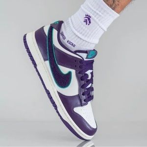 Nike Dunk Low Chenille swoosh Purple - ** BRAND NEW **